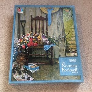 UNOPENED: MB- The Norman Rockwell Series 1000pc puzzle